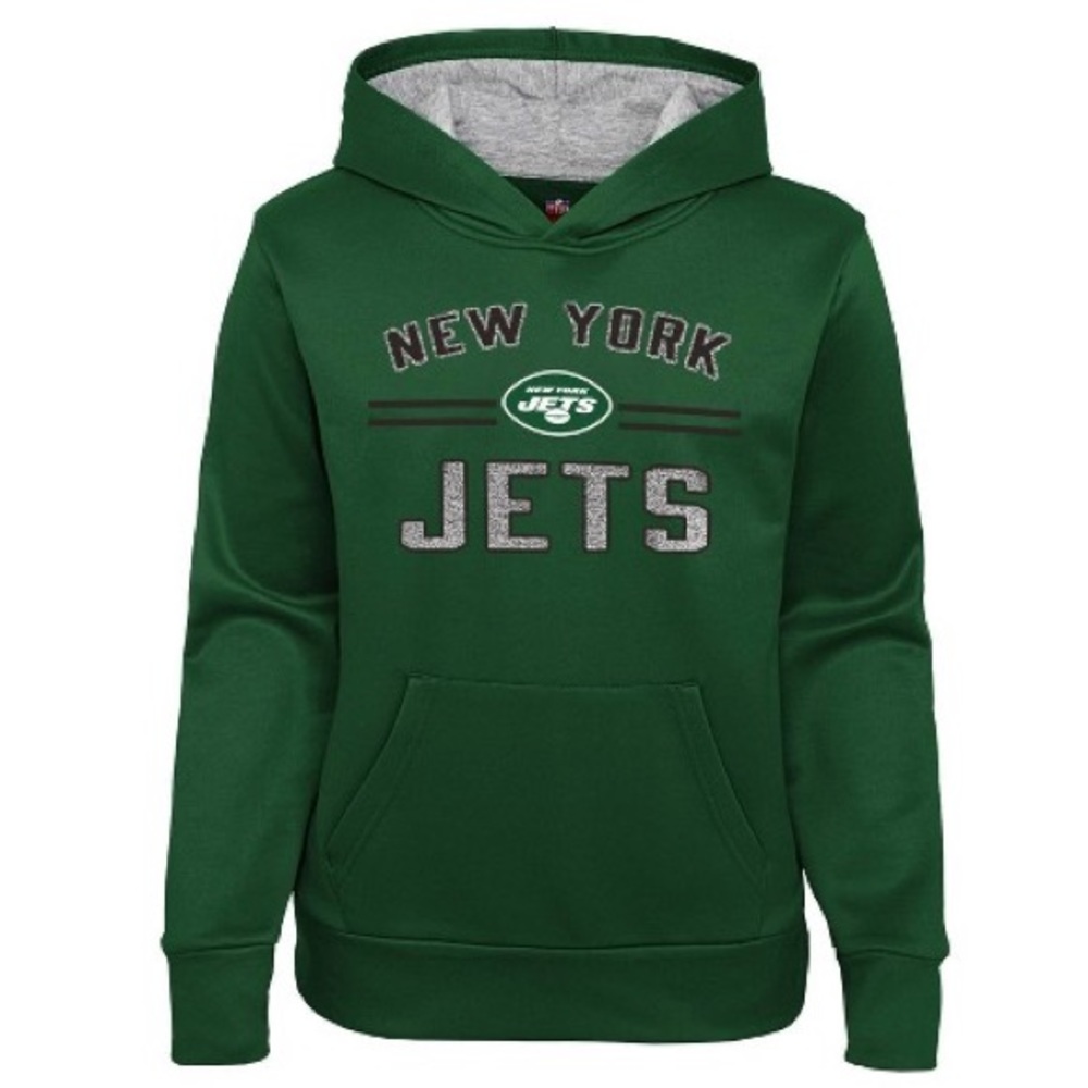 NWT Girls Green Official NFL New York Jets Hoodie
